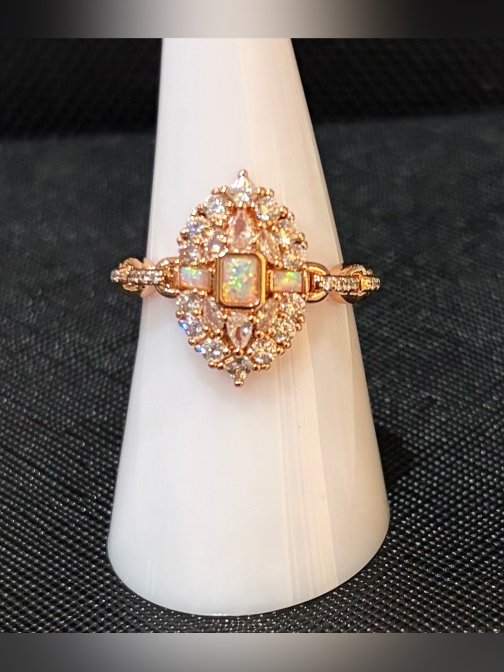 NWT BP Bomb Party RG57557 Opal Rose Gold Ring Size 8